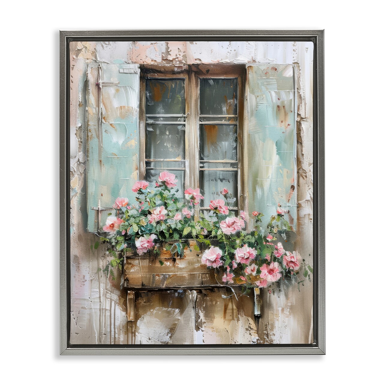 Stupell Industries French Country Window Floating Frame Design by Arlington Prints